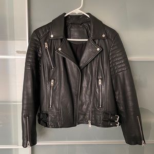AllSaints Papin Leather Jacket